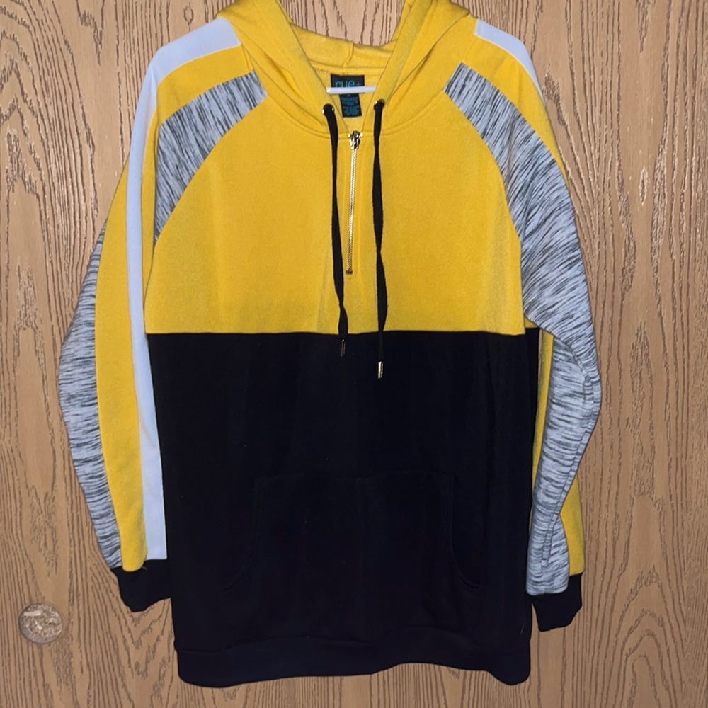 Rue + Quarter Zip Sweatshirt Size 1x Preowned